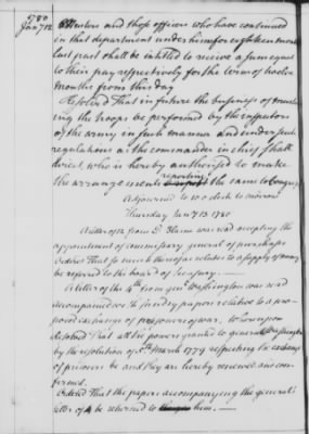 Rough Journals, 1774-89 > Nov 9, 1779 - Jan 26, 1780 (Vol 25)