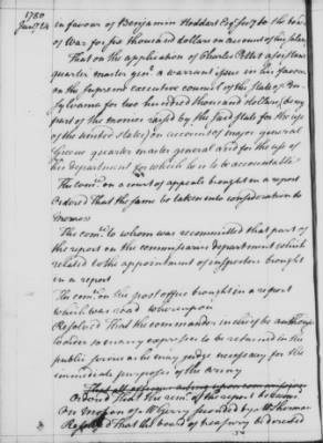 Rough Journals, 1774-89 > Nov 9, 1779 - Jan 26, 1780 (Vol 25)