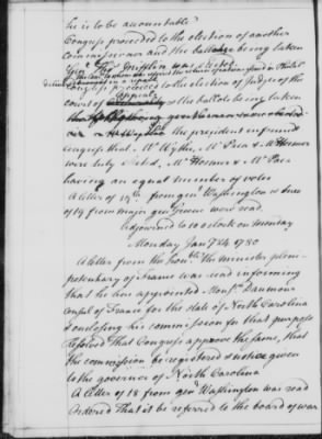 Rough Journals, 1774-89 > Nov 9, 1779 - Jan 26, 1780 (Vol 25)