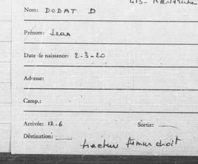 Thumbnail for Camp Records - Inmate Cards > Name Cards, Jun 1945