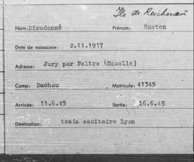 Thumbnail for Camp Records - Inmate Cards > Name Cards, Jun 1945