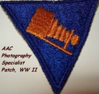 Thumbnail for S/Sgt Bernard Barrett, Photographic Specialist Patch