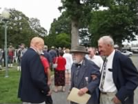 R. E. Lee Portrayer and Reenactor - Bob Moates arrives for Confederate Memorial Day