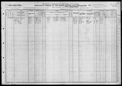 Thumbnail for Philadelphia City, Ward 17; Divisions 6 and 7 > 261