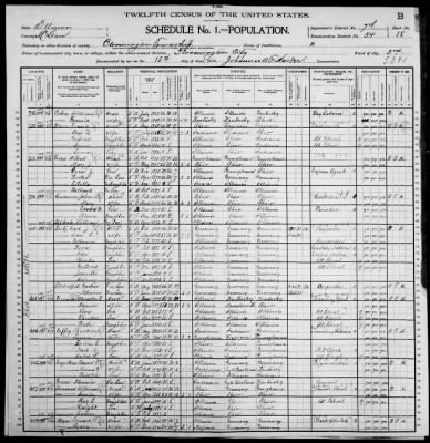 Thumbnail for Bloomington City, Ward 3 > 84