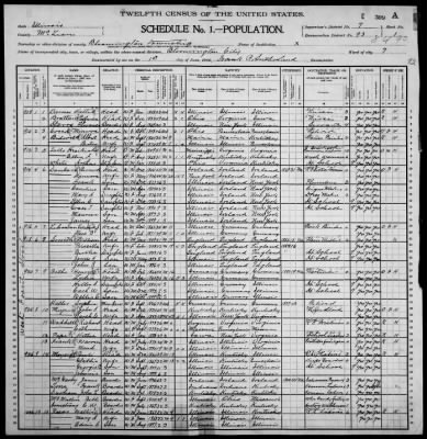 Thumbnail for Bloomington - Ward 7 & Front > 93