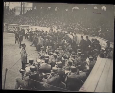 McGreevey Collection > Boston Rooters singing Tessie, 1903 World Series