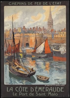 Thumbnail for Travel Posters > La cte d'meraude. Le Port de Sainte-Malo