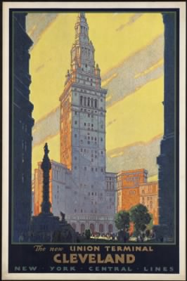 Thumbnail for Travel Posters > The new Union Terminal. Cleveland