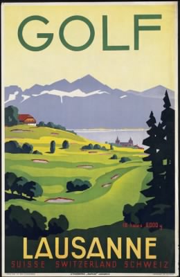 Thumbnail for Travel Posters > Golf. Lausanne