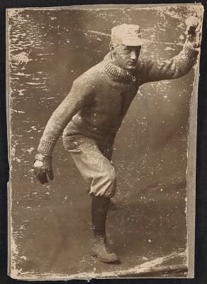 Thumbnail for McGreevey Collection > Left handed pitcher showing pitching motion