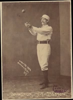 Thumbnail for McGreevey Collection > Dick Johnston of the Boston Nationals