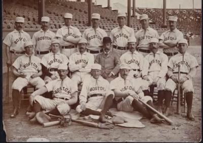 Thumbnail for McGreevey Collection > Boston Nationals Team Picture at the South End Grounds