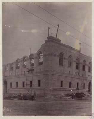 Thumbnail for Trustees' McKim Construction Photos > Corner of Boylston and Dartmouth Street