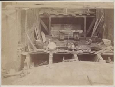 Thumbnail for Trustees' McKim Construction Photos > 169, construction of the McKim Building