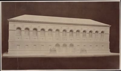 Thumbnail for Trustees' McKim Construction Photos > Architect's Model of the McKim Building