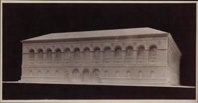 Thumbnail for Trustees' McKim Construction Photos > Architect's Model of the McKim Building