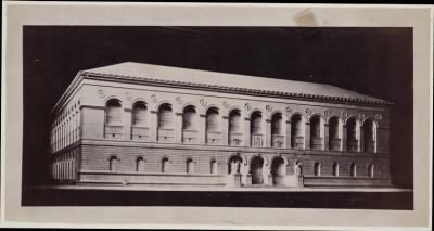 Thumbnail for Trustees' McKim Construction Photos > Architect's Model of the McKim Building