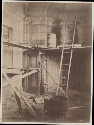 Thumbnail for Trustees' McKim Construction Photos > Alcove in Dartmouth St. vestibule, construction of the McKim Building