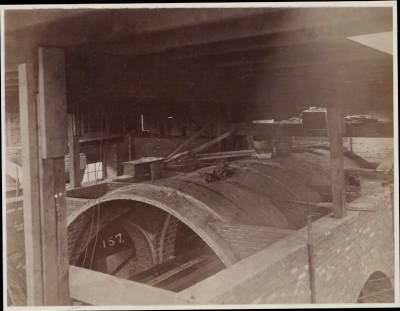 Thumbnail for Trustees' McKim Construction Photos > 161, construction of the McKim Building