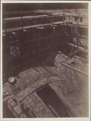 Thumbnail for Trustees' McKim Construction Photos > 168, construction of the McKim Building