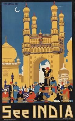 Thumbnail for Travel Posters > See India. Hyderabad. DN.