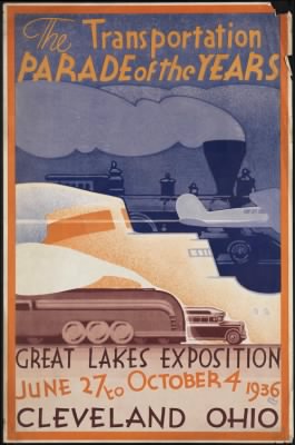 Thumbnail for Travel Posters > The transportation parade of the years.