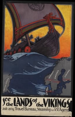 Thumbnail for Travel Posters > See the lands of the vikings