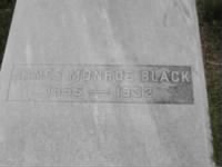Black, James Monroe 1932 tombstone.jpg