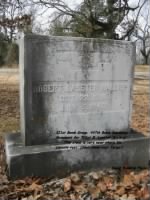 Monument placed near "Home" so his parents could feel as if he were really "near-by"