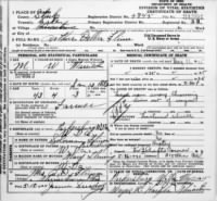 Thumbnail for Arthur Delber Flinn death certificate