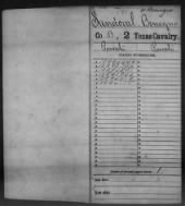US, Civil War Service Records (CMSR) - Union - Texas, 1861-1865 record example