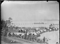 B-76 Landing Supplies on James River, 1864.
