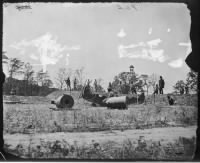 B-106 Mounting Mortars, Butler's Lines, near Petersburg, Virginia, 1864.