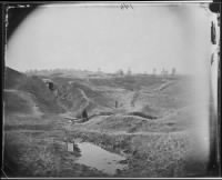 B-146 Confederate Breastworks in Front of Petersburg, Virginia, 1865.