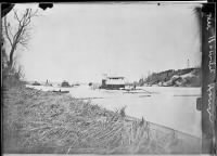 B-80 Monitors in Trent's Reach, James River, Virginia. 1864