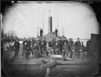 Thumbnail for B-421 Confederate Ram "Atlanta" (after her capture) in James River, Va., 1863.