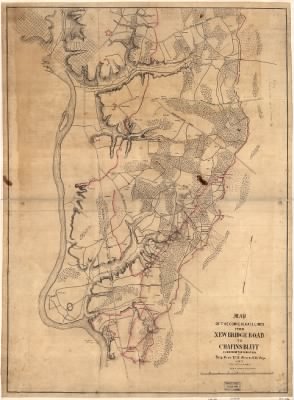 Thumbnail for Richmond > Map of the Confederate lines from New Bridge road to Chafins Bluff / made under the direction of Brig. Genl. W. H. Stevens, Chf. Eng., A.N.V., Topl. Office, A.N.V. ; copied by J. Paul Hoffmann.