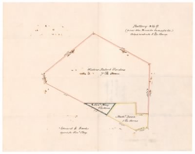 Thumbnail for Richmond > Battery no. 9 (near the Brooke turnpike) : total contents 8 91/100 acres.