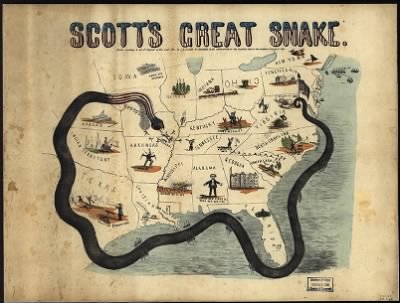 Thumbnail for United States > Scott's great snake. Entered according to Act of Congress in the year 1861 by J.B. Elliott of Cincinnati.