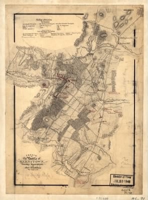 Thumbnail for Kernstown > Sketch of the Battle of Kernstown, Sunday, March 23d 1862 / by Jed. Hotchkiss, Top. Engr., V.D.