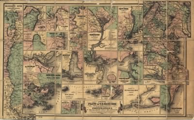 Thumbnail for Harbors > Colton's plans of U. S. harbors showing the position & vicinities of the most important fortifications on the sea-board and in the interior From U. S. surveys and other authentic sources. Printed by Lang & Laing, New York.