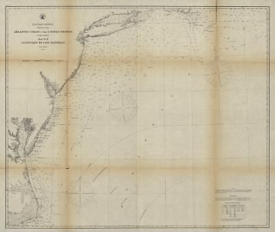 Thumbnail for Atlantic Coast > Atlantic coast of the United States (in four sheets), sheet no. II, Nantucket to Cape Hatteras.