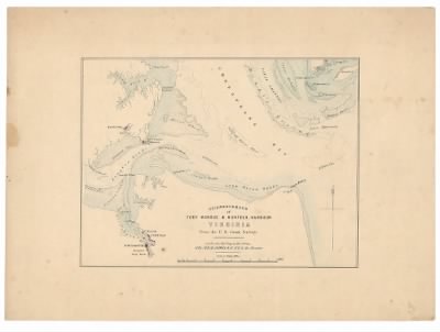 Thumbnail for Fort Monroe and Norfolk > Neighborhood of Fort Monroe & Norfolk Harbour Virginia : from the U.S. Coast Survey / lithd. at the Topl. Dept, War Office ; Col. Sir. H. James, R.E. F.R.S. & Director.