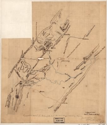 Shenandoah River Valley > Topographical sketch of a portion of the North Mountain Range & the Valley of Virginia / Jed. Hotchkiss (del.), Stribling Springs, Va.