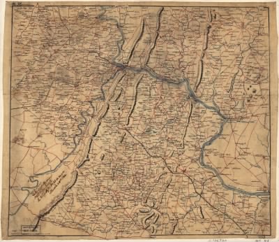 Thumbnail for Middle Atlantic States, counties > [Map of Loudoun County and part of Clarke County, Va., Jefferson County and part of Berkeley County, W. Va., and parts of Montgomery and Frederick counties, Md.].