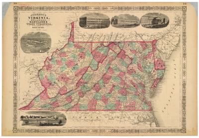 Thumbnail for Delaware, Maryland, Virginia, West Virginia > Johnson's Virginia, Delaware, Maryland & West Virginia.