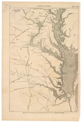 Thumbnail for Maryland, Virginia > Map of part of Maryland and Virginia : showing the probable theatre of the war.