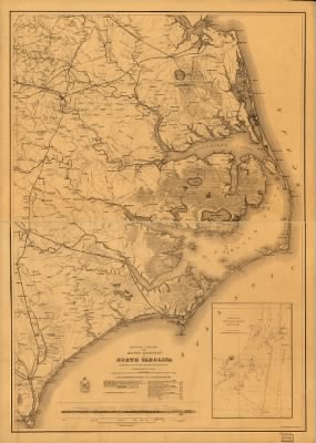 North Carolina, eastern > Eastern portion of the military department of North Carolina compiled from the best and latest authorities in the Engineer Bureau, War Department, May 1862.