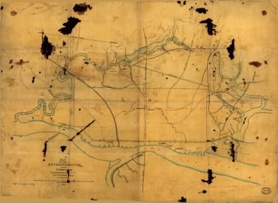 Thumbnail for Wilmington > Map showing the entrenchments around Wilmington / surveyed & mapped under the direction of Capt. W. H. James, Prov. Engrs., by L. C. Turner, C.E.